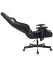 Кресло компьютерное игровое KNIGHT Кресло игровое Outrider черный Light-20 с подголов. крестов. металл