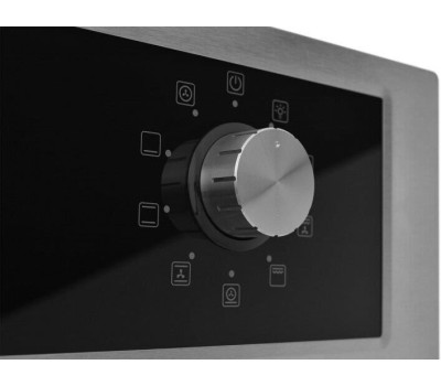 ZUGEL Духовой шкаф электрический ZOE452X, 50л, дверца с 3 стеклами, нержавеющая сталь