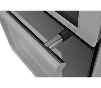 ZUGEL Духовой шкаф электрический ZOE452X, 50л, дверца с 3 стеклами, нержавеющая сталь