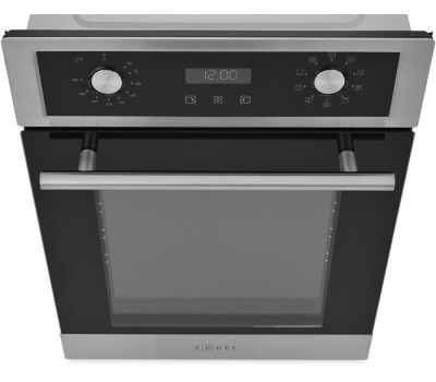 ZUGEL Духовой шкаф электрический ZOE452X, 50л, дверца с 3 стеклами, нержавеющая сталь