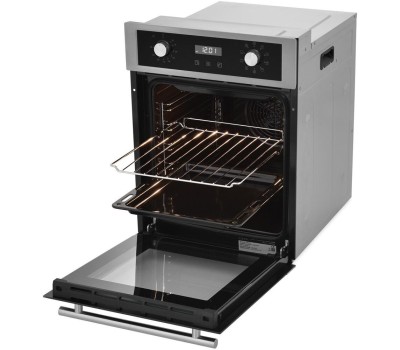 ZUGEL Духовой шкаф электрический ZOE452X, 50л, дверца с 3 стеклами, нержавеющая сталь