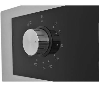 ZUGEL Духовой шкаф электрический ZOE452X, 50л, дверца с 3 стеклами, нержавеющая сталь