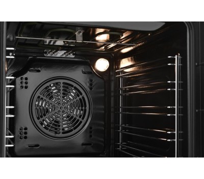 ZUGEL Духовой шкаф электрический ZOE452X, 50л, дверца с 3 стеклами, нержавеющая сталь