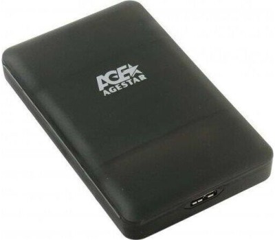 AGESTAR Внешний корпус для HDD/SSD 31UB2P3C, черный