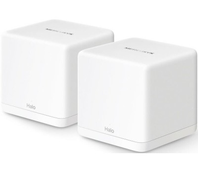 MERCUSYS Бесшовный Mesh роутер Halo H60X(2-pack), Wi-Fi 6, AX1500, 2.4/5ГГц, 2 LAN, 3 WAN/LAN, белый, 2 шт. в комплекте
