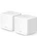 MERCUSYS Бесшовный Mesh роутер Halo H60X(2-pack), Wi-Fi 6, AX1500, 2.4/5ГГц, 2 LAN, 3 WAN/LAN, белый, 2 шт. в комплекте