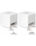 MERCUSYS Бесшовный Mesh роутер Halo H60X(2-pack), Wi-Fi 6, AX1500, 2.4/5ГГц, 2 LAN, 3 WAN/LAN, белый, 2 шт. в комплекте