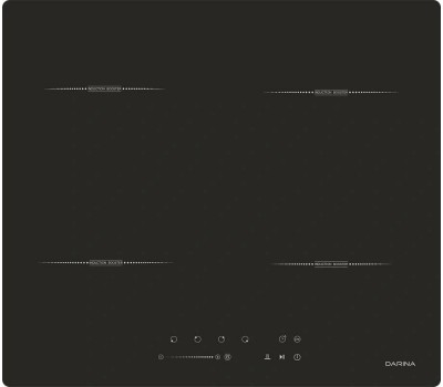 DARINA Индукционная варочная поверхность 6P EI 303 B, конфорок: 4 шт., стеклокерамика, независимая, черный