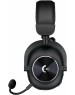 LOGITECH Гарнитура игровая G Pro X 2 Lightspeed, для компьютера и игровых консолей, мониторные, Bluetooth/радио/3,5 мм, черный [981-001265]