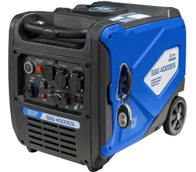 Генератор ТСС Бензиновый генератор SGG 4000ESi, 220 В, 3.7кВт, на колёсах с АКБ [060049]