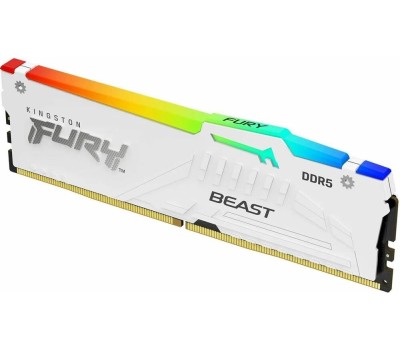 Оперативная память KINGSTON Оперативная память Fury Beast KF556C40BW-32 DDR5 - 1x 32ГБ 5600МГц, DIMM, White, Ret