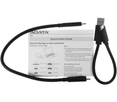 ADATA Твердотельный накопитель SSD Drive SE880 - 500GB 512GB USB 3.2 USB-C Titanium Grey - Rugged, Highly Portable High Speed 2000MB/s Read/Write Compatibility: Windows, Mac OS, Android, Xbox One, PS4, PS5