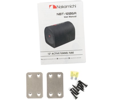 Автосабвуфер NAKAMICHI Сабвуфер активный труба NBT-1206A, 12