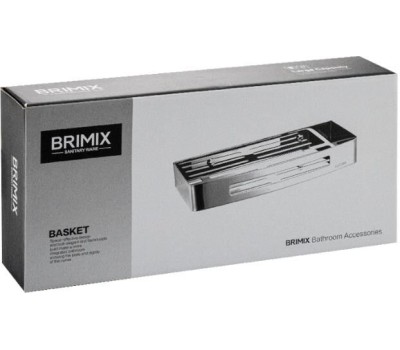 BRIMIX - Полочка литая, прямоугольная, одинарная, из нержавеющей стали, цвет ЗОЛОТО. 5655-G